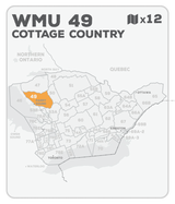 WMU 49 Hunting Bundle - Cottage Country Ontario (12 maps) - Hunting Bundle