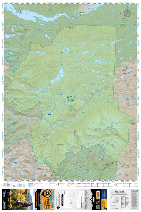WMU 5-10 Cariboo Region - Hunting Topo BC - Backroad Maps