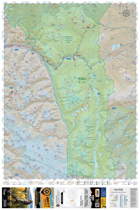 WMU 5-11 Cariboo Region - Hunting Topo BC - Backroad Maps