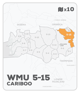 WMU 5-15 Hunting Bundle - Cariboo Region BC (10 maps) - Hunting Bundle