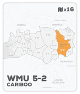 WMU 5-2 Hunting Bundle - Cariboo Region BC (16 maps) - Hunting Bundle