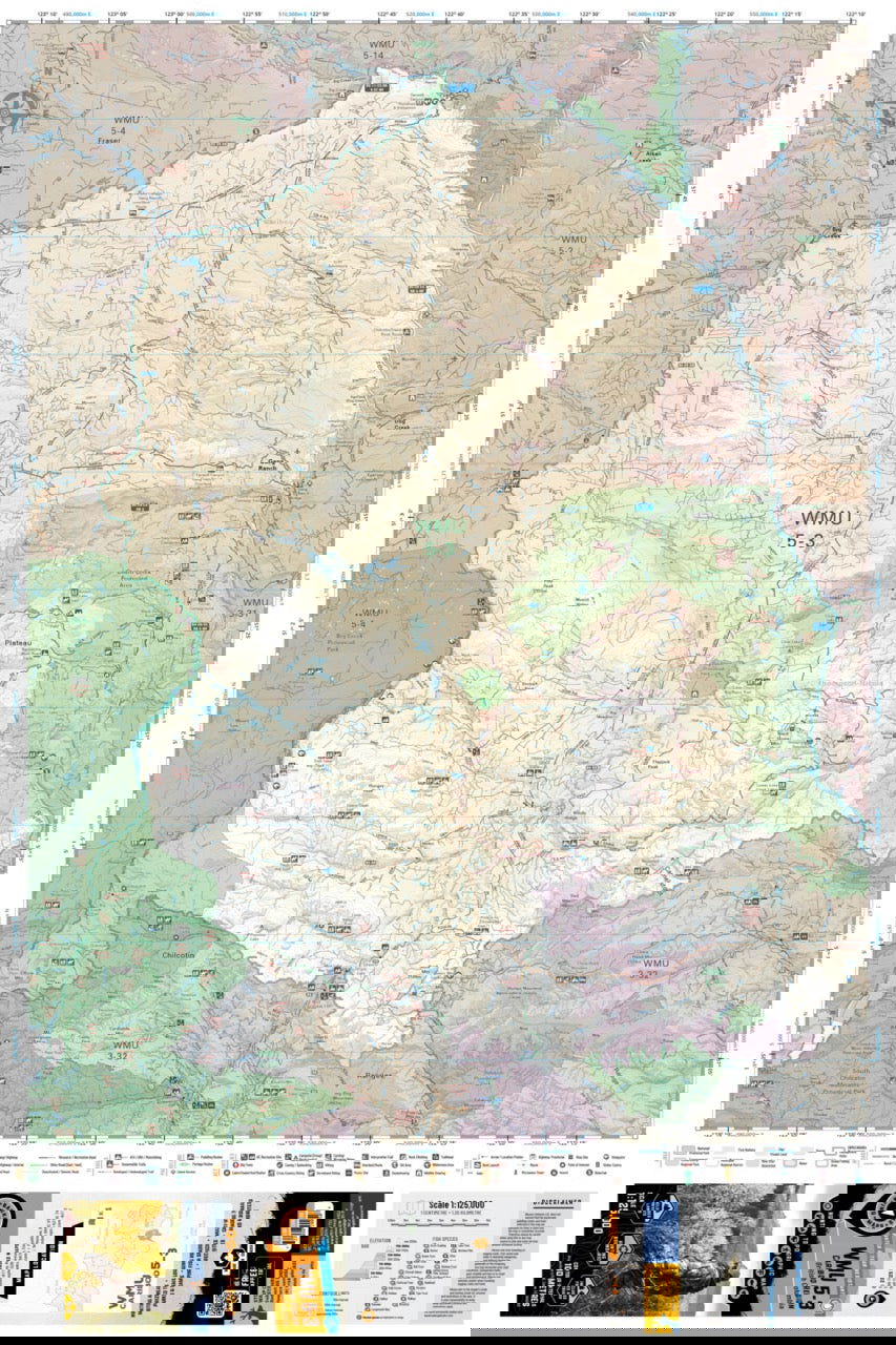WMU 5-3 Cariboo Region - Hunting Topo BC - Backroad Maps