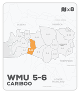 WMU 5-6 Hunting Bundle - Cariboo Region BC (8 maps) - Hunting Bundle
