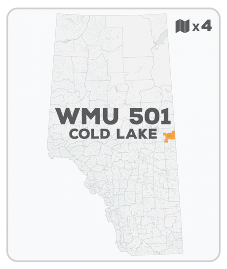 WMU 501 Hunting Bundle - Cold Lake Alberta (4 maps) - Hunting Bundle