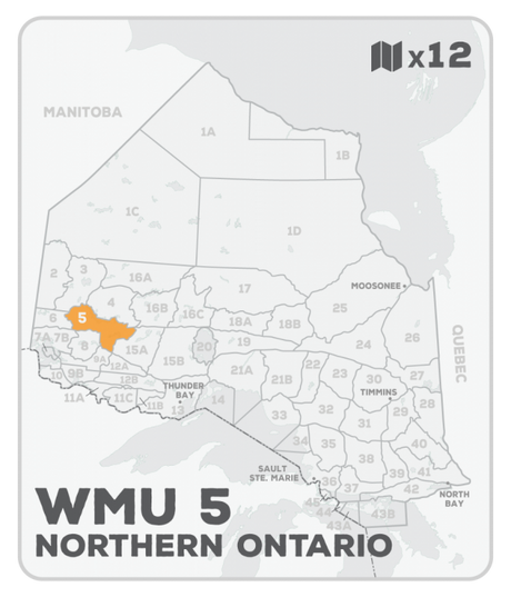 WMU 5 Hunting Bundle - Northern Ontario (12 maps) - Hunting Bundle