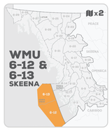 WMU 6-12 & 6-13 Hunting Bundle - Skeena Region BC (2 maps) - Hunting Bundle