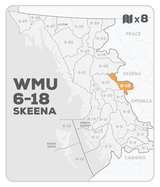 WMU 6-18 Hunting Bundle - Skeena Region BC (8 maps) - Hunting Bundle