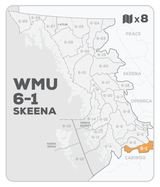 WMU 6-1 Hunting Bundle - Skeena Region BC (8 maps) - Hunting Bundle