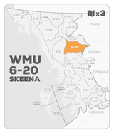 WMU 6-20 Hunting Bundle - Skeena Region BC (3 maps) - Hunting Bundle