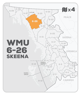 WMU 6-26 Hunting Bundle - Skeena Region BC (4 maps) - Hunting Bundle