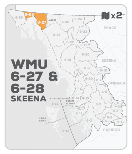 WMU 6-27 & 6-28 Hunting Bundle - Skeena Region BC (2 maps) - Hunting Bundle
