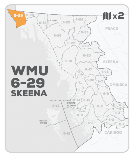 WMU 6-29 Hunting Bundle - Skeena Region BC (2 maps) - Hunting Bundle