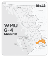 WMU 6-4 Hunting Bundle - Skeena Region BC (12 maps) - Hunting Bundle