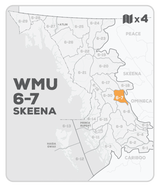 WMU 6-7 Hunting Bundle - Skeena Region BC (4 maps) - Hunting Bundle