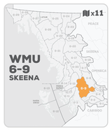 WMU 6-9 Hunting Bundle - Skeena Region BC (11 maps) - Hunting Bundle