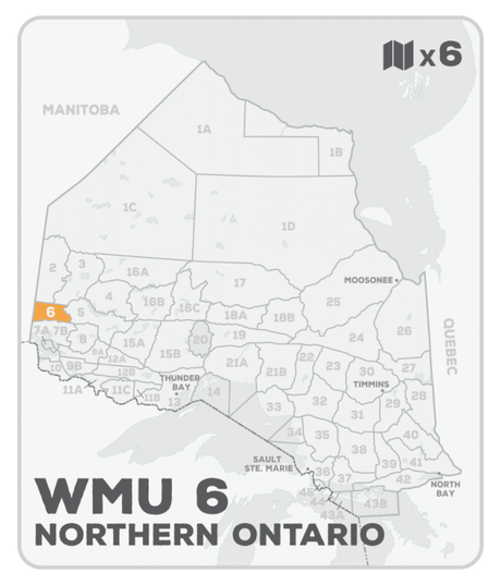 WMU 6 Hunting Bundle - Northern Ontario (6 maps) - Hunting Bundle