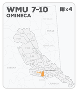 WMU 7-10 Hunting Bundle - Omineca Region BC - Backroad Maps