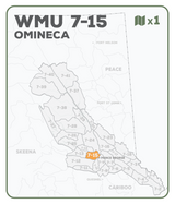WMU 7-15 Omineca Region - Hunting Topo BC - Backroad Maps