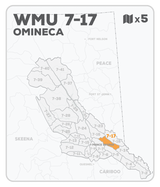 WMU 7-17 Hunting Bundle - Omineca Region BC - Backroad Maps