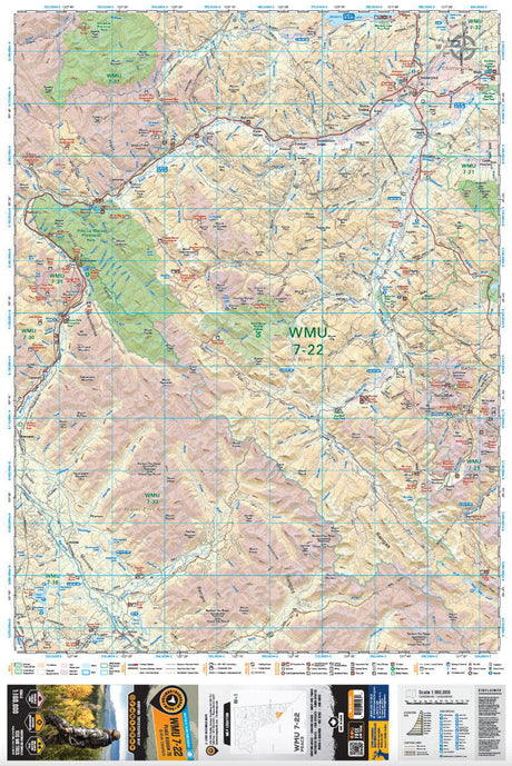 WMU 7-22 Peace Region - Hunting Topo BC - Backroad Maps