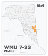 WMU 7-33 Hunting Bundle - Peace Region BC (6 maps) - Hunting Bundle