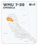 WMU 7-39 Hunting Bundle - Omineca Region BC - Backroad Maps