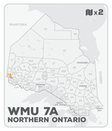 WMU 7A Hunting Bundle - Northern Ontario (2 maps) - Hunting Bundle
