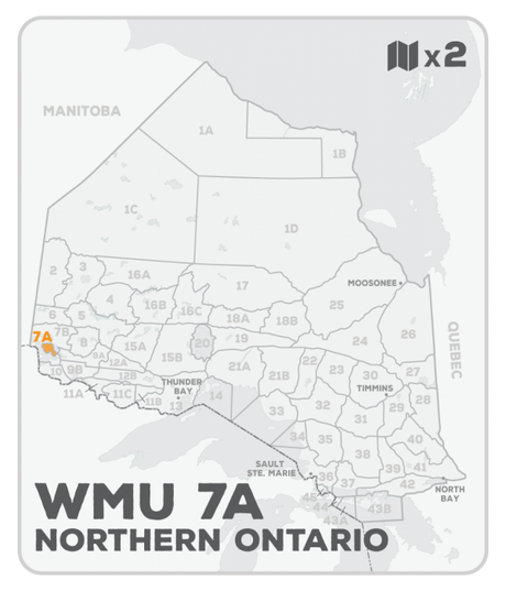 WMU 7A Hunting Bundle - Northern Ontario (2 maps) - Hunting Bundle