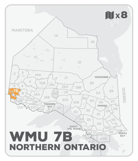 WMU 7B Hunting Bundle - Northern Ontario (8 maps) - Hunting Bundle