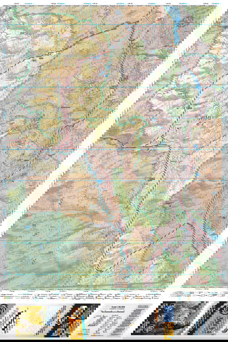 WMU 8-2 Okanagan Region - Hunting Topo BC - Backroad Maps