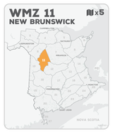 WMZ 11 Hunting Bundle - New Brunswick (5 maps) - Hunting Bundle