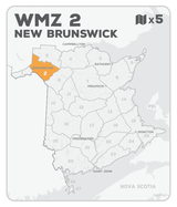 WMZ 2 Hunting Bundle - New Brunswick (5 maps) - Hunting Bundle