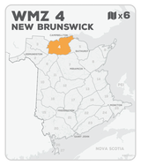 WMZ 4 Hunting Bundle - New Brunswick (6 maps) - Hunting Bundle