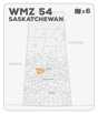 WMZ 54 Saskatchewan Hunting Maps Bundle (6 maps) - Hunting Bundle