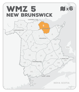 WMZ 5 Hunting Bundle - New Brunswick (6 maps) - Hunting Bundle