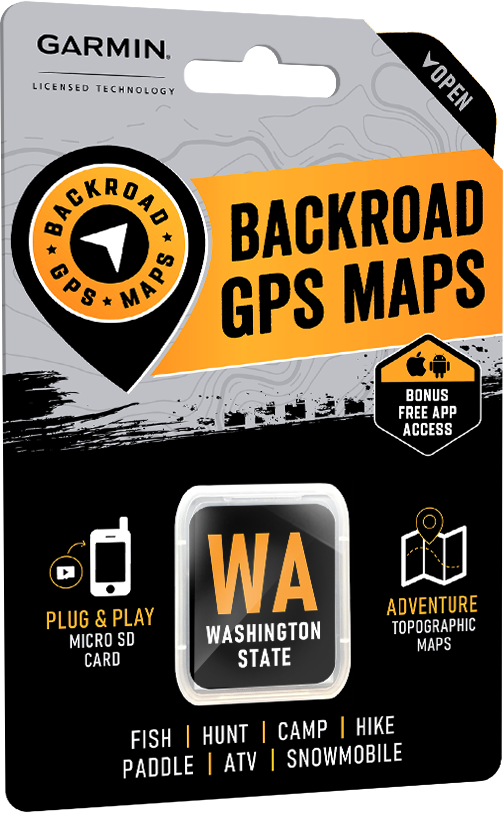 Washington State - Garmin-Licensed GPS Maps