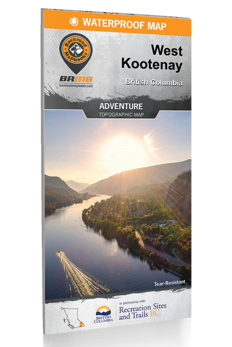 West Kootenay BC - Recreation Map - Backroad Maps