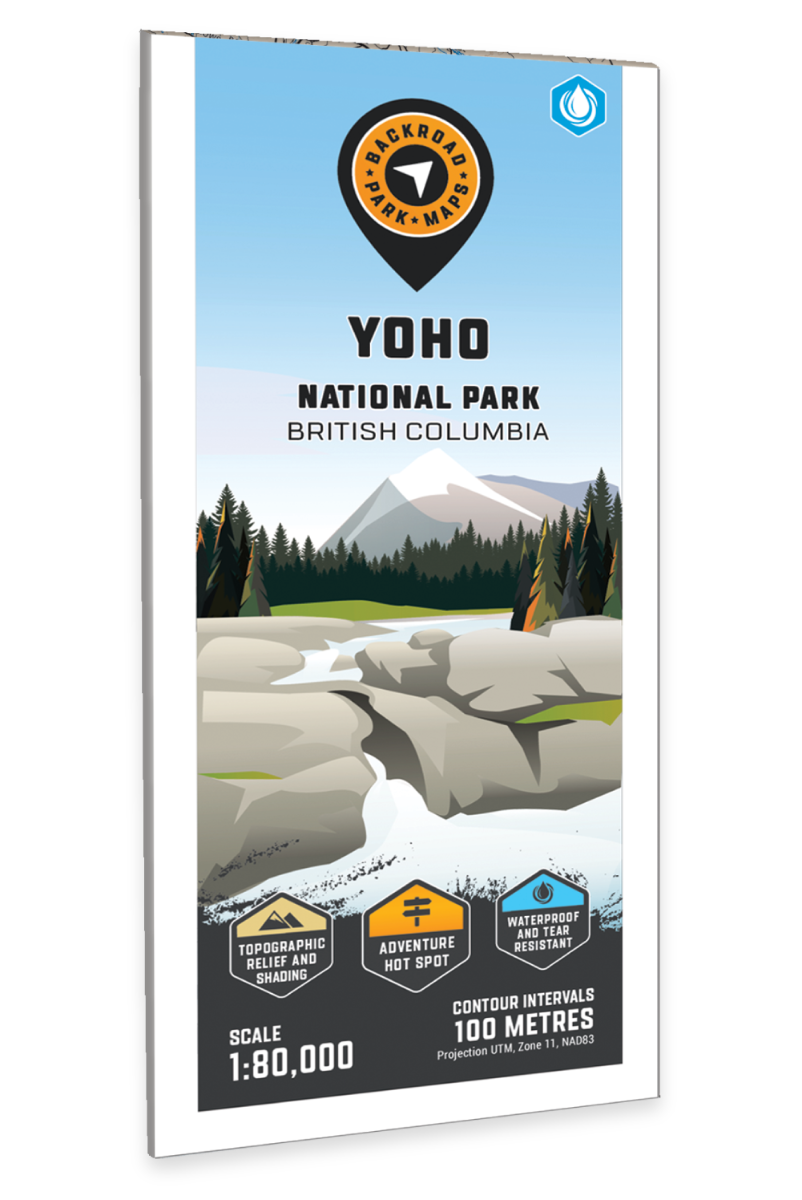 Yoho National Park BC - Park Map - Backroad Maps