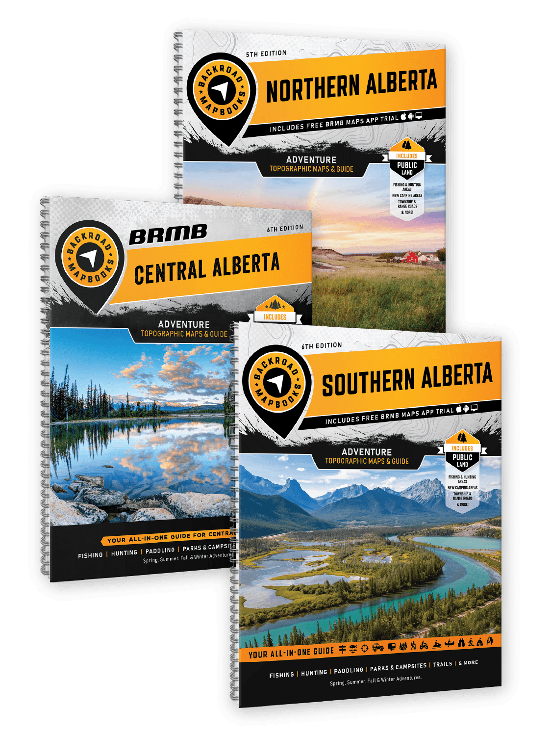 Alberta Backroad Mapbook Bundle