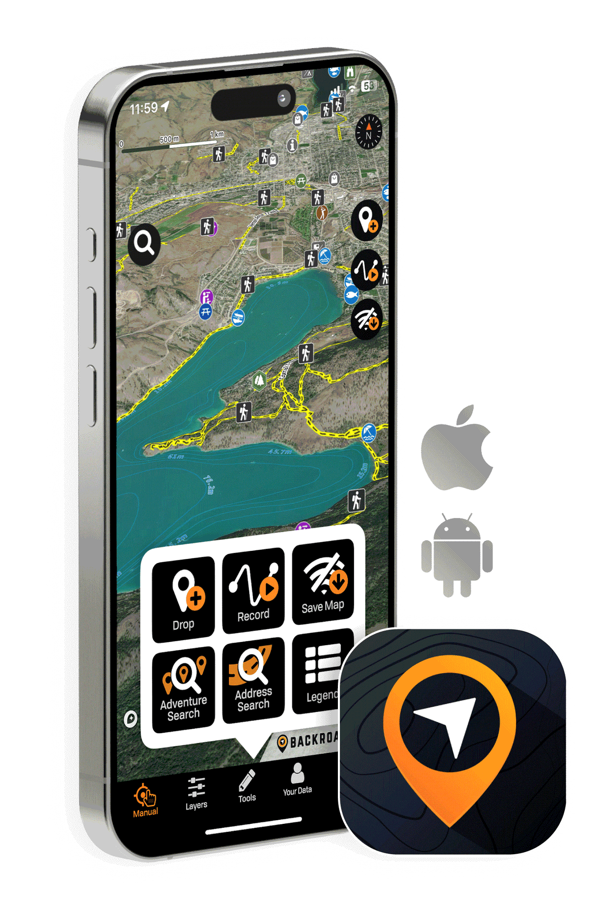 BRMB Maps App & Web Map