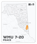 WMU 7-20 Hunting Bundle - Peace Region BC (5 maps) - Backroad Maps