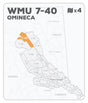WMU 7-40 Hunting Bundle - Omineca Region BC (4 maps) - Backroad Maps