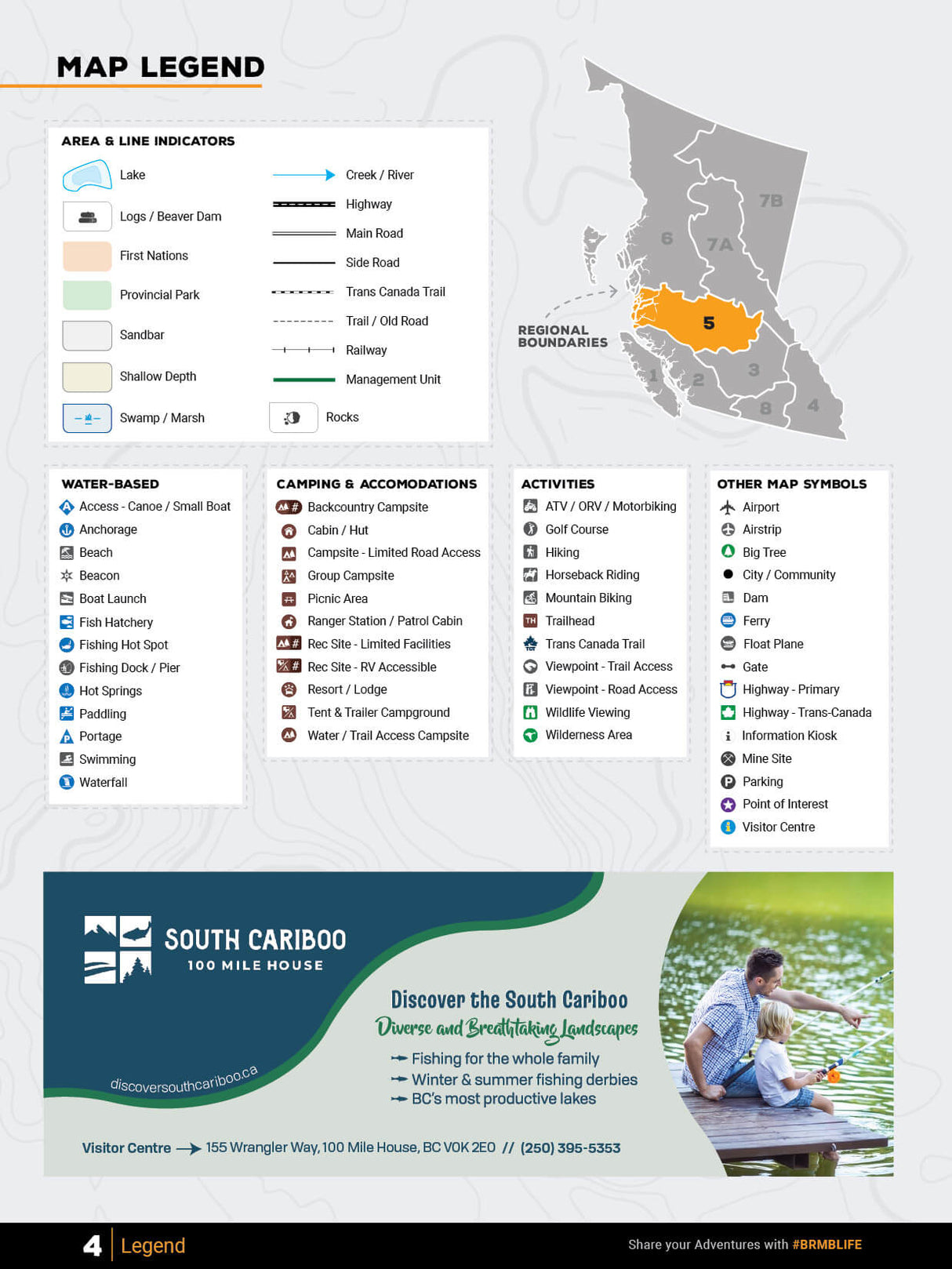 Cariboo Region BC Fishing Mapbook