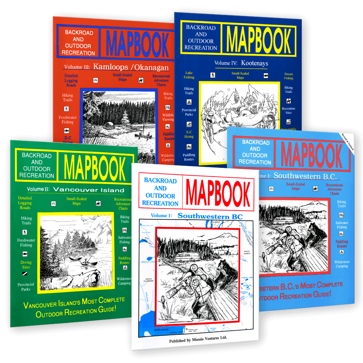 First Edition BC Mapbook Bundle