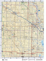 MBMB11 Wall Map - Backroad Maps