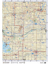 MBMB12 Wall Map - Souris - Backroad Maps