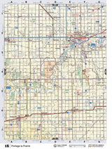 MBMB15 Wall Map - Prtage la Prairie - Backroad Maps
