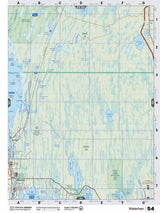 MBMB54 Wall Map - Waterhen - Backroad Maps