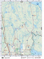 MBMB55 Wall Map - Gypsumville - Backroad Maps