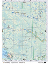 MBMB58 Wall Map - Bloodvein - Backroad Maps